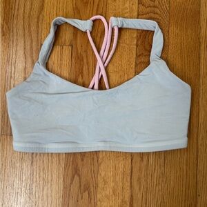 Lululemon sports bra size small grey and pink